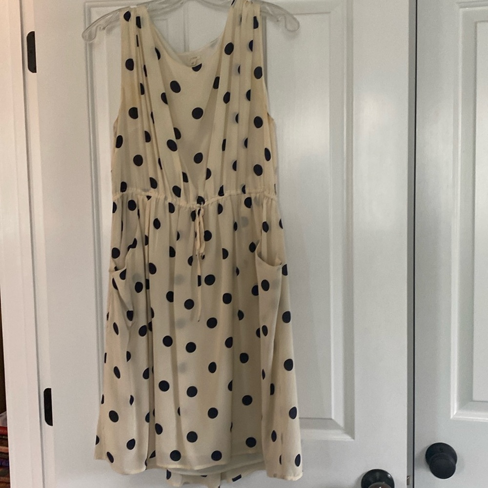 I Crew lined side pocket dress
